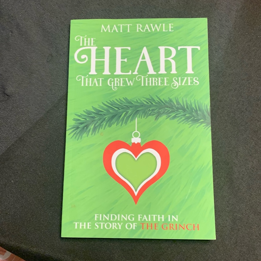 The Heart That Grew Three Sizes Christian Religious Book by Matt Rawle